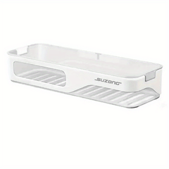 Wall Mounted Bathroom Storage Rack Plastic Bathroom Toiletries Shelf