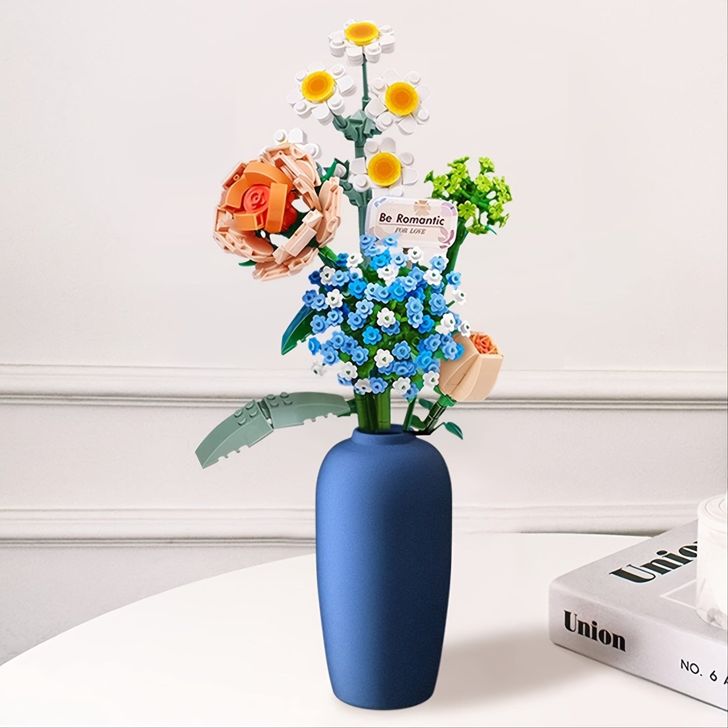 Mini Building Blocks Bouquet Set DIY Creative Building Blocks Plant Collection