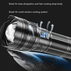 High Power Rechargeable Flashlight Waterproof Long Lasting Flashlight