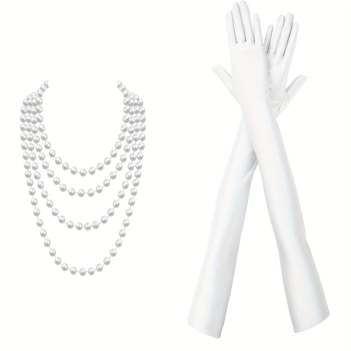1920s Masquerade Party Costume Accessory Set