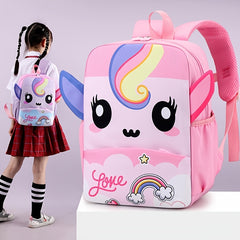 Cartoon Unicorn Backpack for Kindergarten School