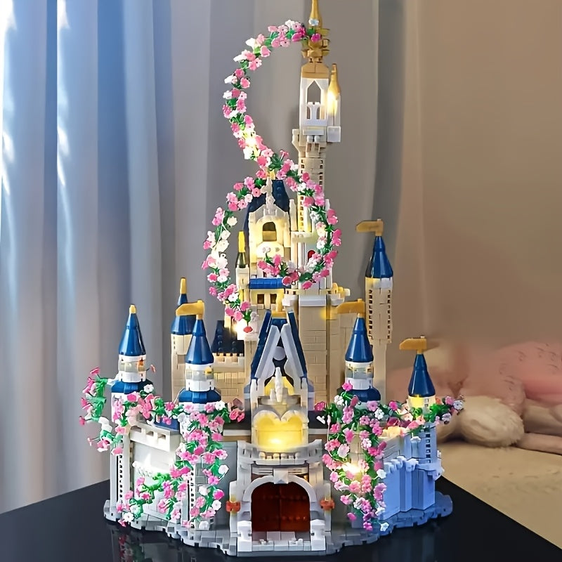 Sakura Garden Princess Castle Building Blocks Set - 5210pcs
