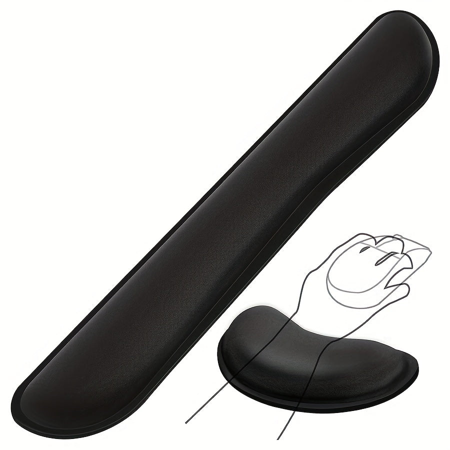Memory Foam Keyboard & Mouse Wrist Rest Support Pad