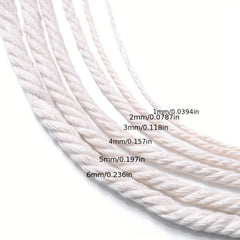 Twisted Rope Macrame Fabric Cord Twine String DIY Craft Knitting