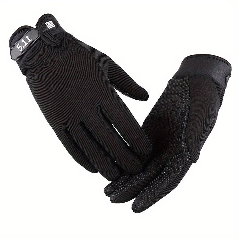 Thin Tactical Fitness Gloves Non Slip Breathable Long Finger