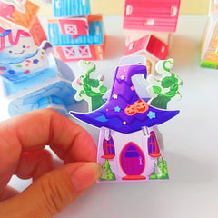 10pcs 3D DIY Mini Scene House Puzzle Kit for Parent-Child Interaction