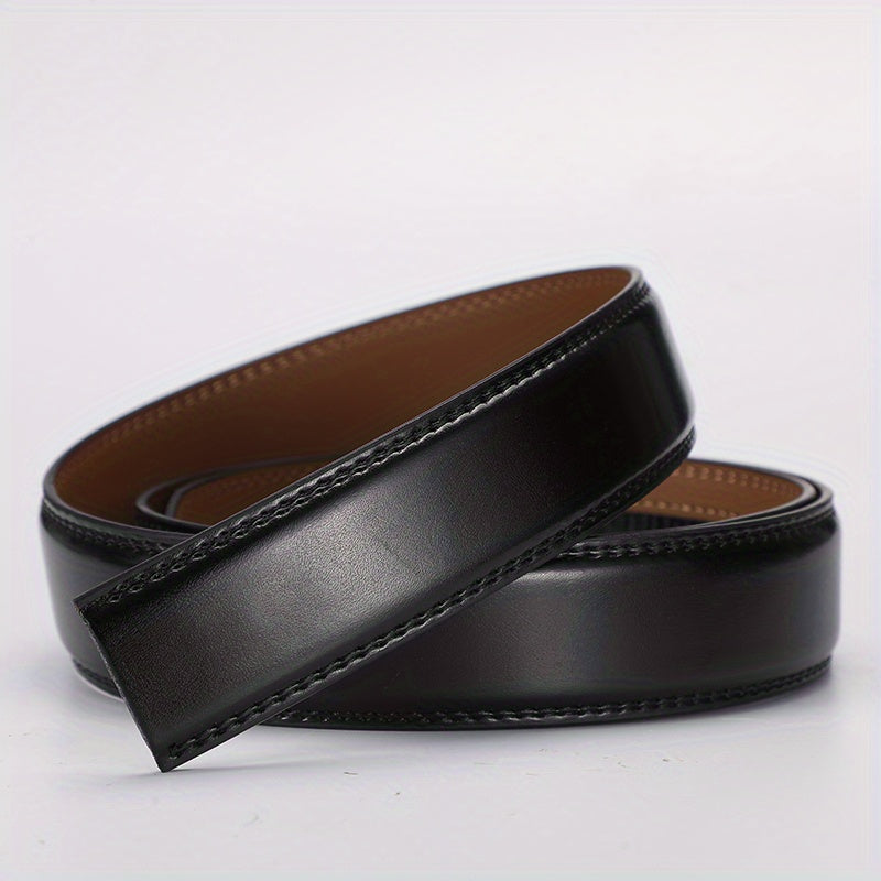 51in Calfskin Leather Ratchet Strap Replacement Belt