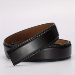 51in Calfskin Leather Ratchet Strap Replacement Belt