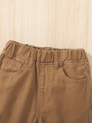 Boys Denim Long Pants With Pocket