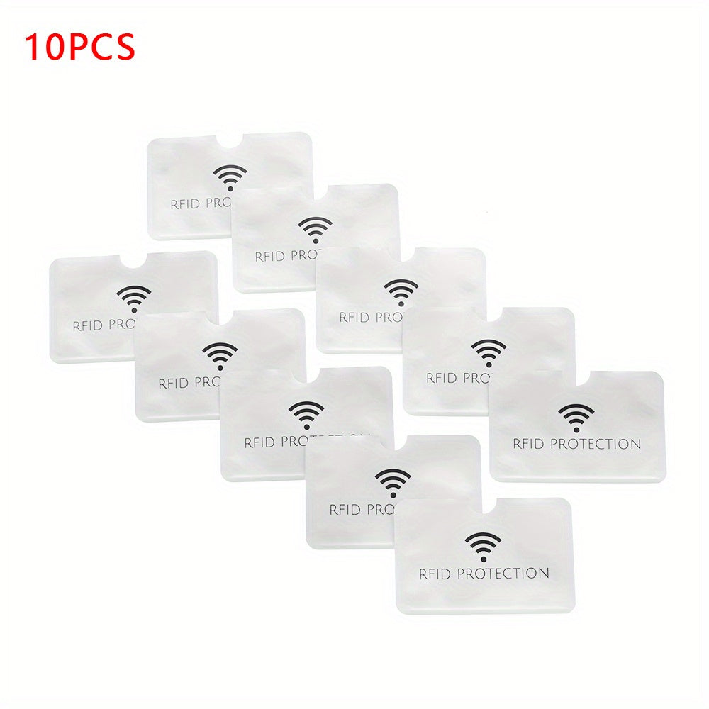 10pcs RFID Blocking Wallet Credit Card Case