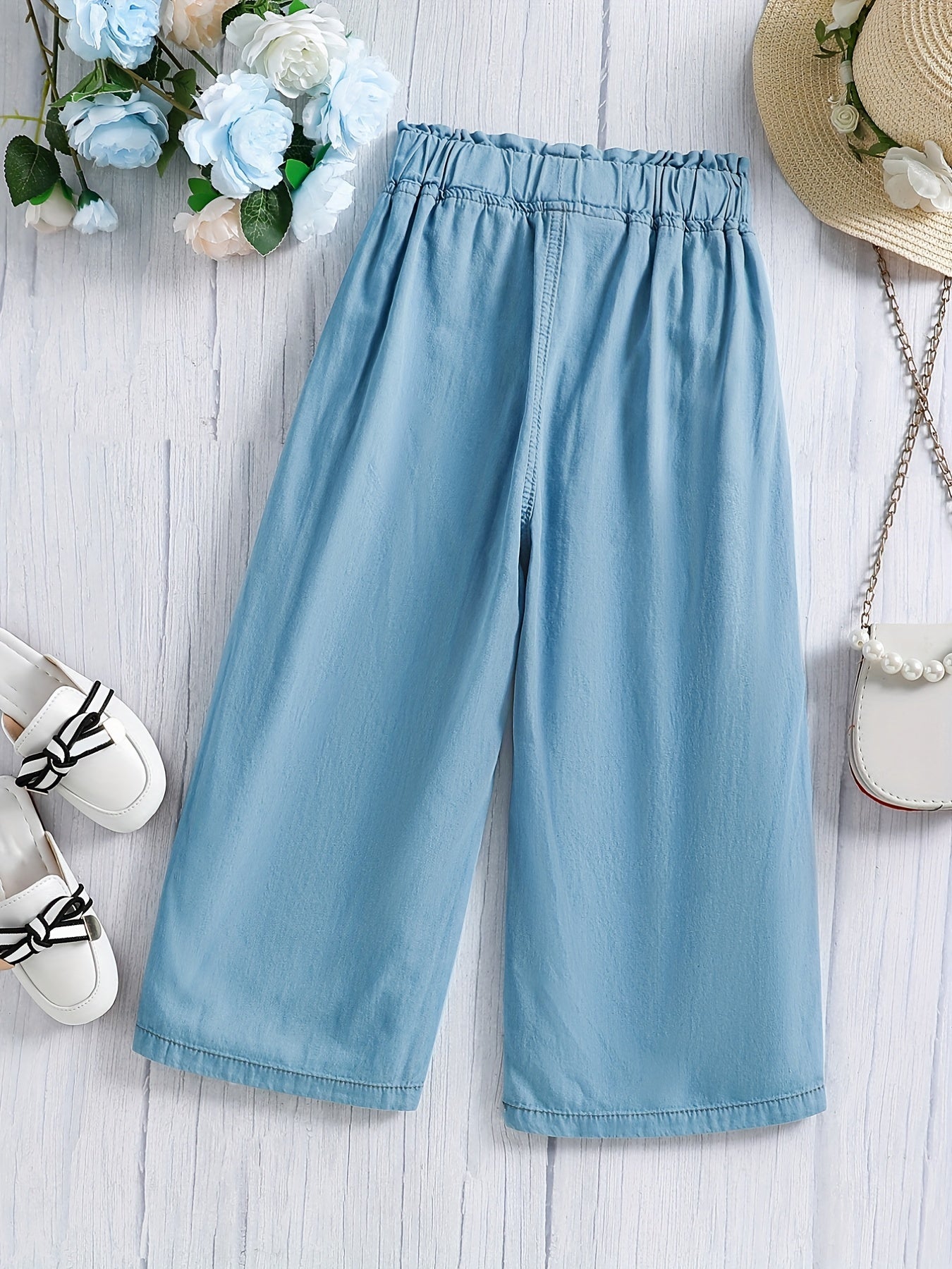 Girls Casual Wide Leg Pants Spring Summer Clothes