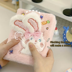 Big Ears Rabbit Plush Doll Decorative Diary Gift