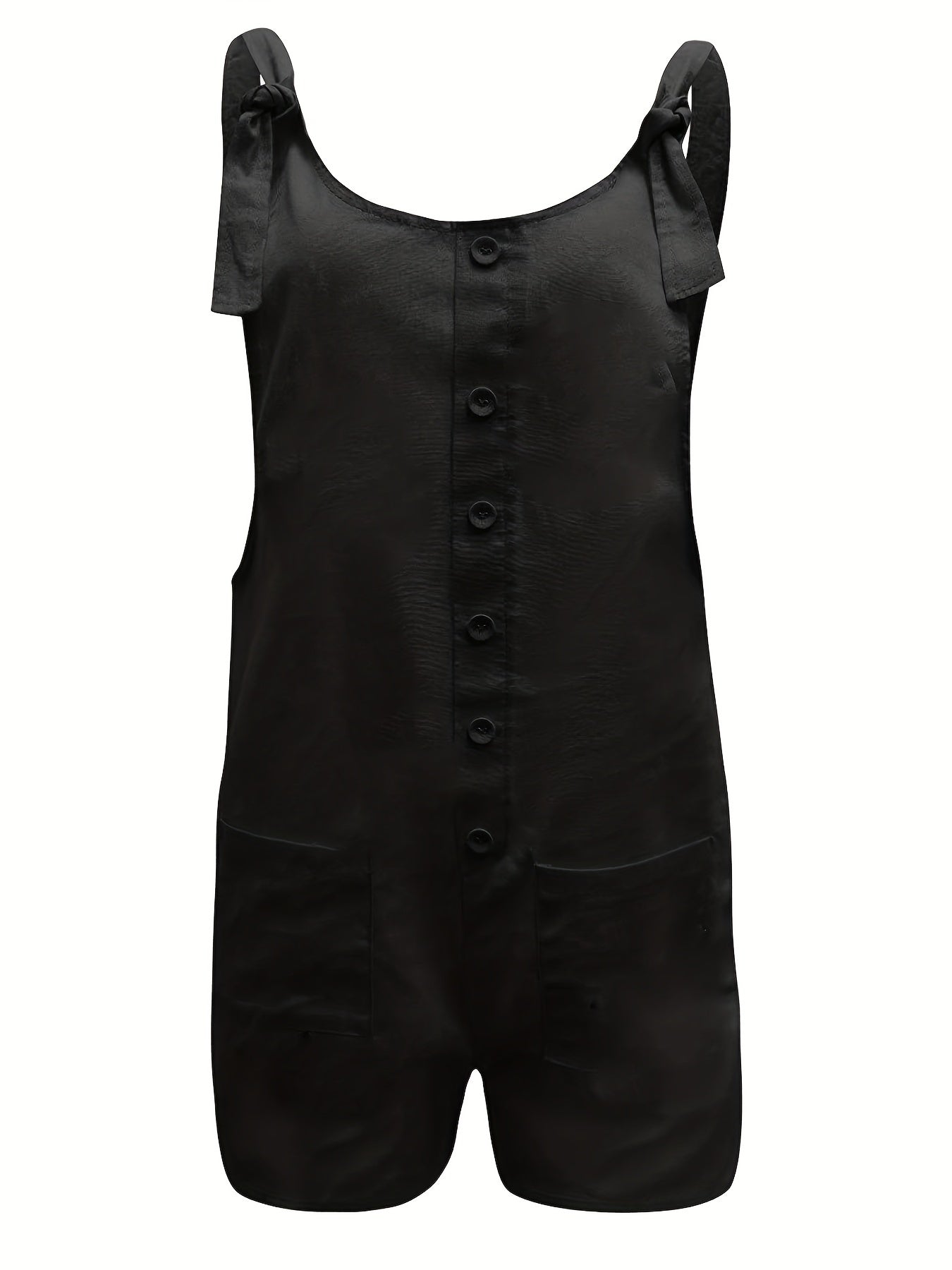 Knot Strap Overall Jumpsuit For Spring & Summer