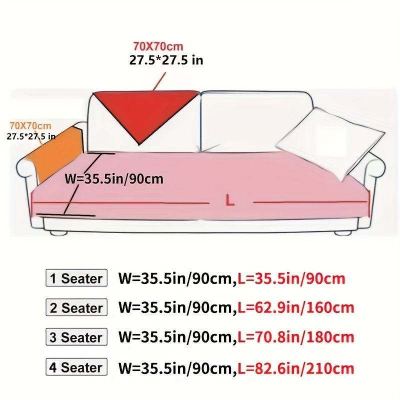 Chenille Sofa Slipcover Universal Couch Cover Furniture Protector