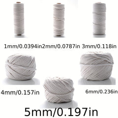 Twisted Rope Macrame Fabric Cord Twine String DIY Craft Knitting