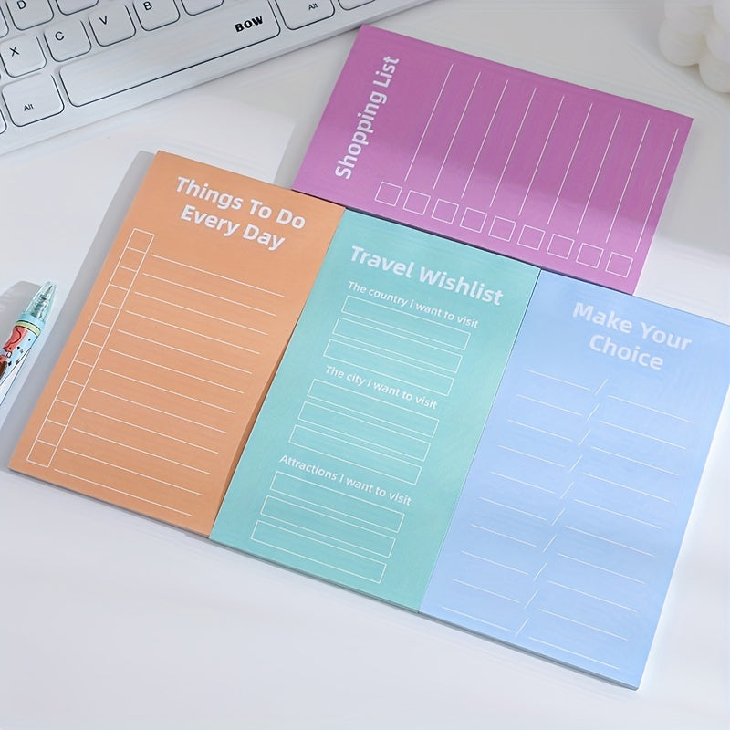 Tourist Memo Daily Plan Student Memo Book