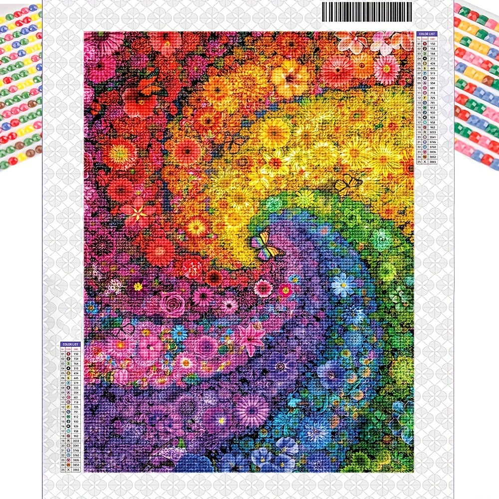 Abstract Flower Full Diamond Painting Kit
