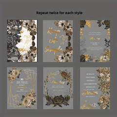 10pcs Blooming Flower Journal DIY Material Decorative Base