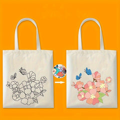 DIY Painting Handbag Linen Shoulder Bag for Women