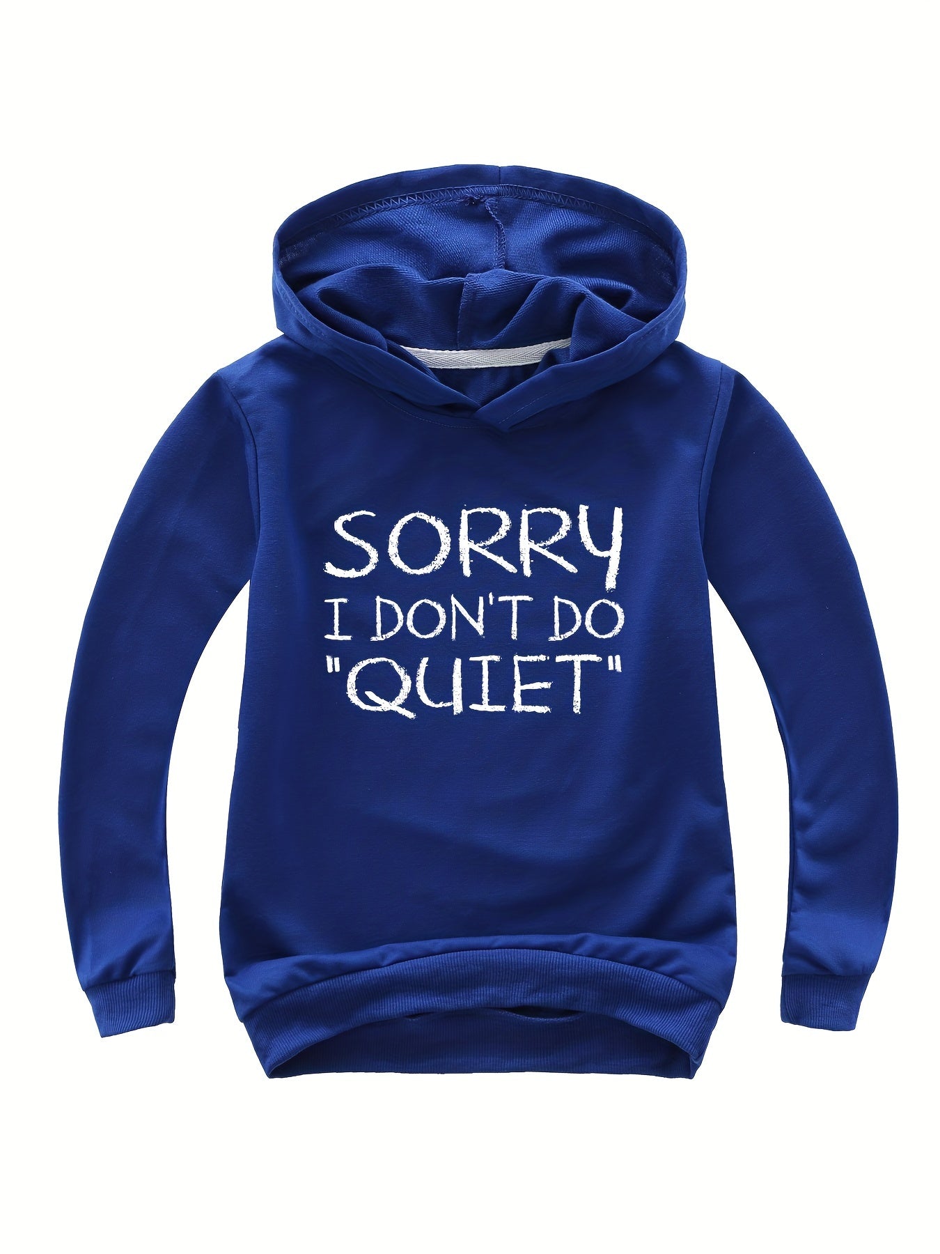 Print Hooded Sweatshirt Comfy Pullover Girls Sports
