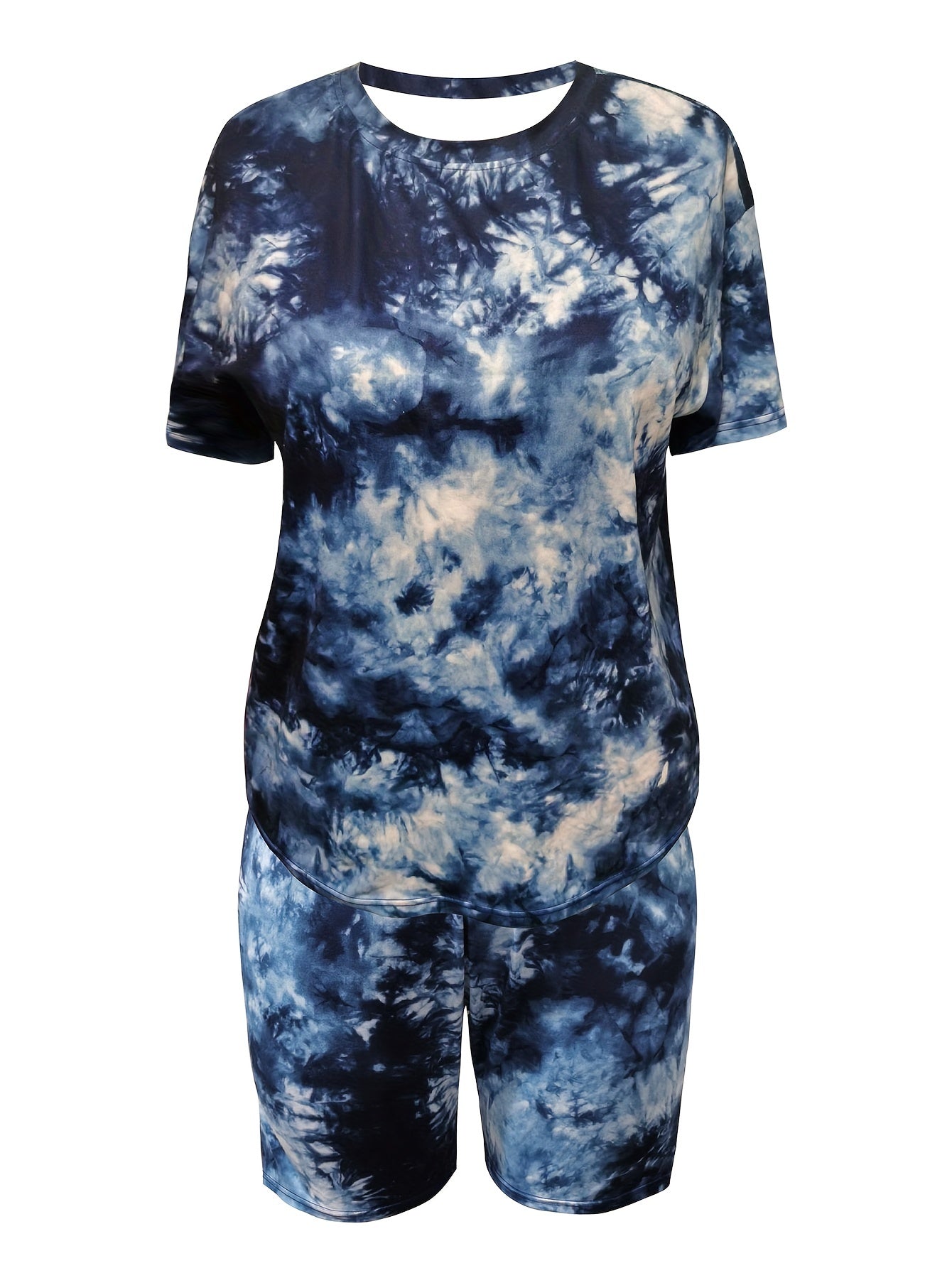 Tie Dye Tee & Shorts Two Piece Set