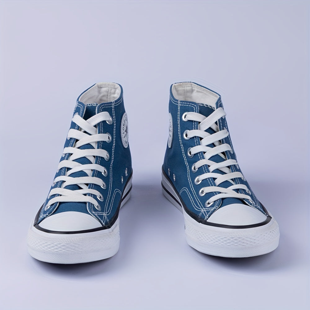 Men's High Top Sneakers Lace Up Casual Outdoor Walking Shoes