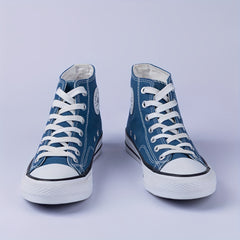 Men's High Top Sneakers Lace Up Casual Outdoor Walking Shoes