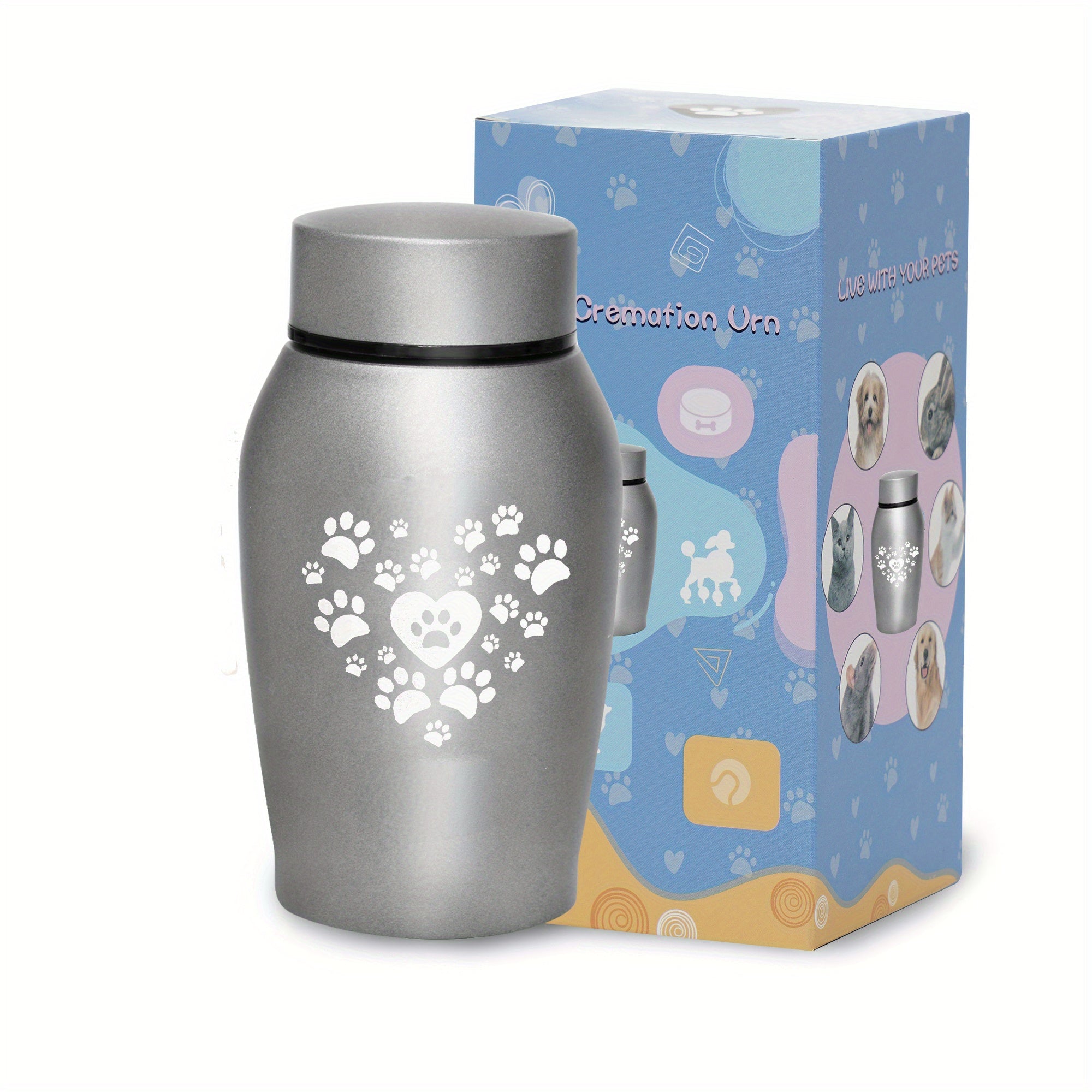 Stainless Steel Pet Urns for Dog and Cat Ashes