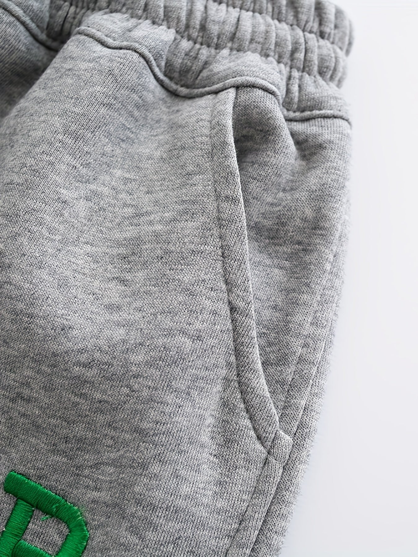 Boys Letter Embroidered Active Sweatpants Jogger Sports Pants