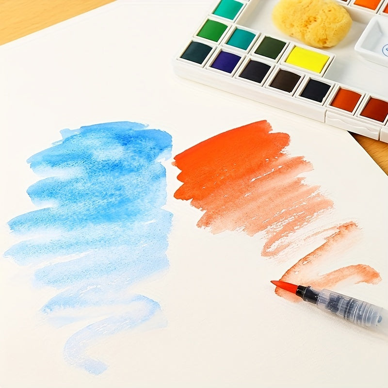 Premium 100% Cotton Watercolor Paper 20 Sheets 300gsm Book