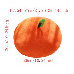 Vintage Orange Fruit Beret Candy Lightweight Painter Hats For Women