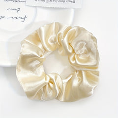10pcs Satin Scrunchies For Thick Hair Elastic Hair Ties Set