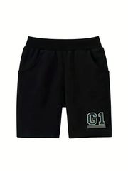 Boys Stylish G1 Print Shorts for Summer
