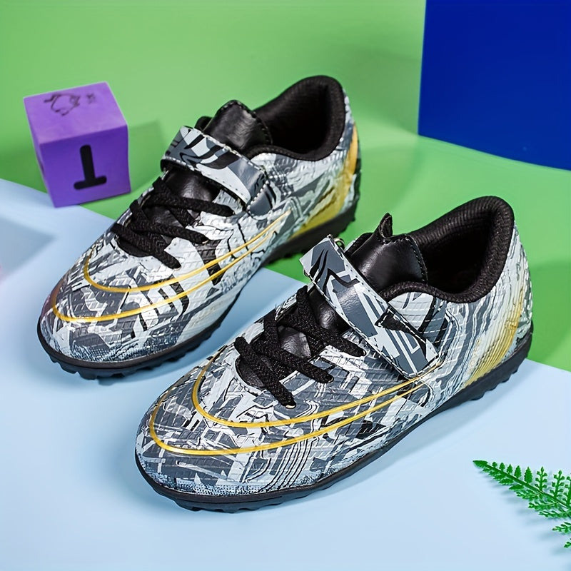 Youth Soccer Cleats AG Football Shoes - Anti-Skid & Wear-Resistan