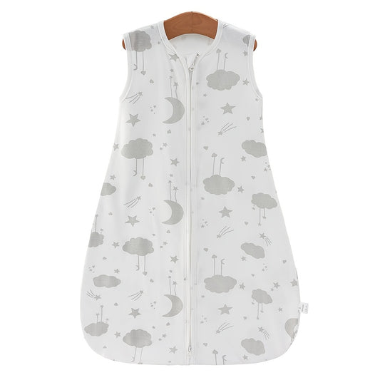 Kids Wrap Towel Soft Knitted Fabric Floral Animal Prints Double Zipper Loose Fit