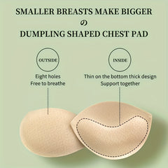 2 Pairs Bra Insert Pads Anti-convex Chest Enhancer Women's Lingerie