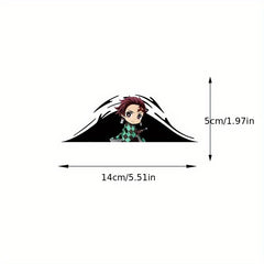 1pc Anime Car Sticker Bumper Rearview Mirror Motorcycle Scratch Decor