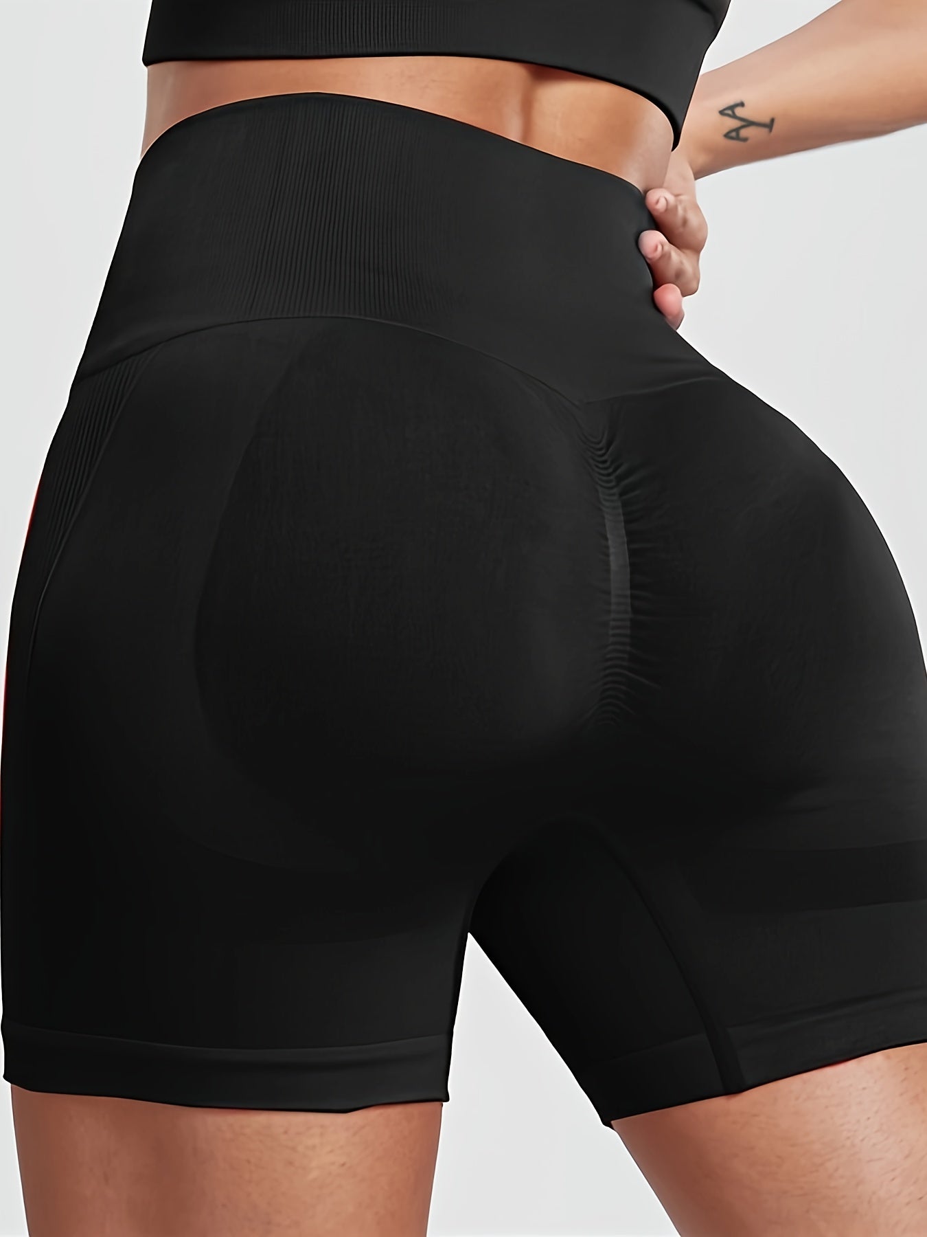 High Waist Sporty Shorts Butt Lifting Workout Short Women's Activewear