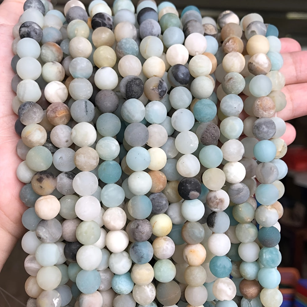 Colorful Round Loose Beads For DIY Jewelry Making 15''