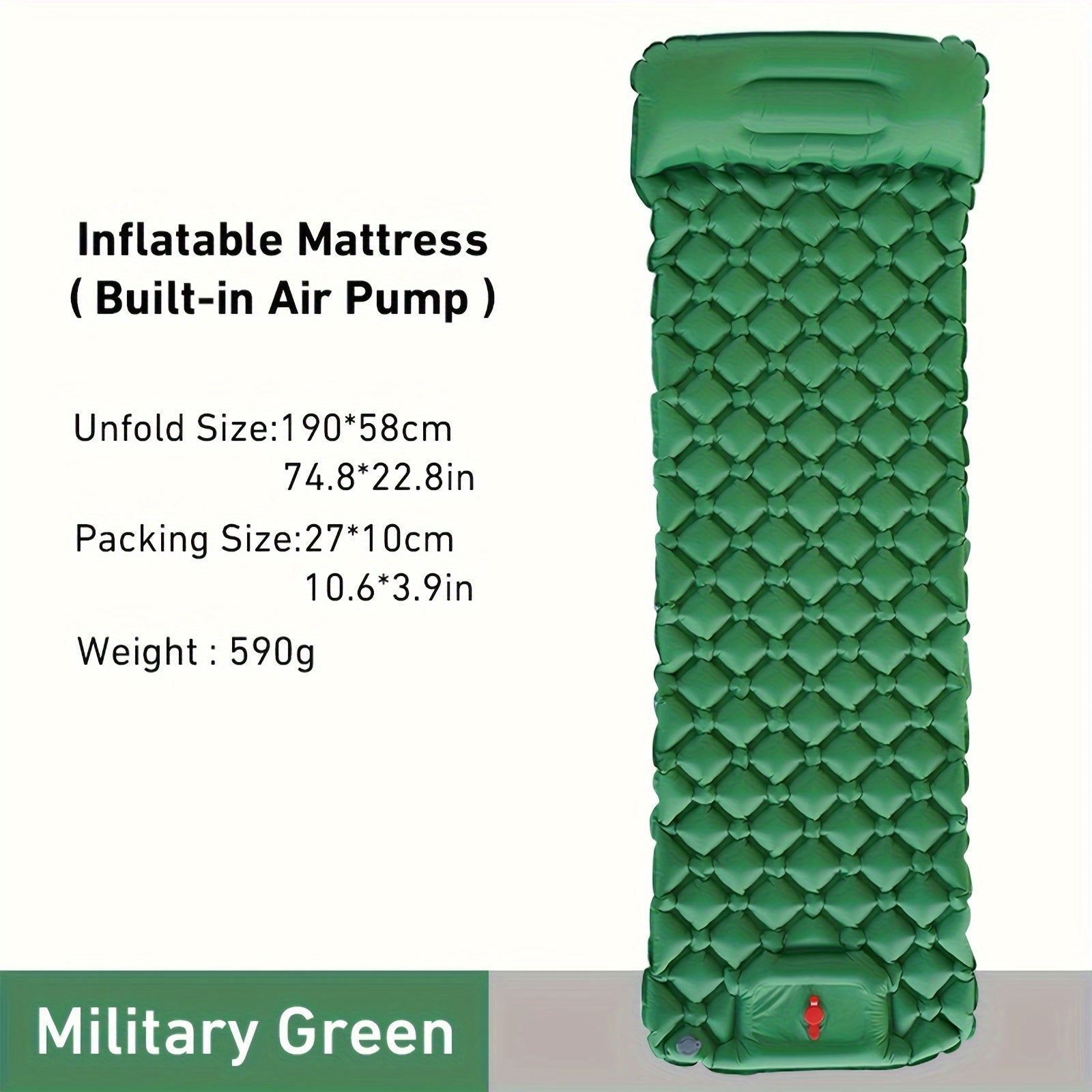 Outdoor Inflatable Pad for Camping Travel