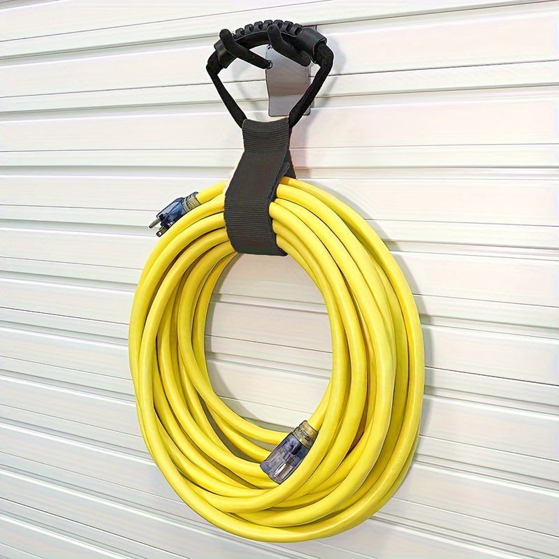 Heavy Duty Hook and Loop Storage Strap with Handle for Hoses Cables