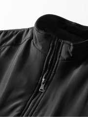 Men's Plush Winter Jacket Windproof Stand Collar