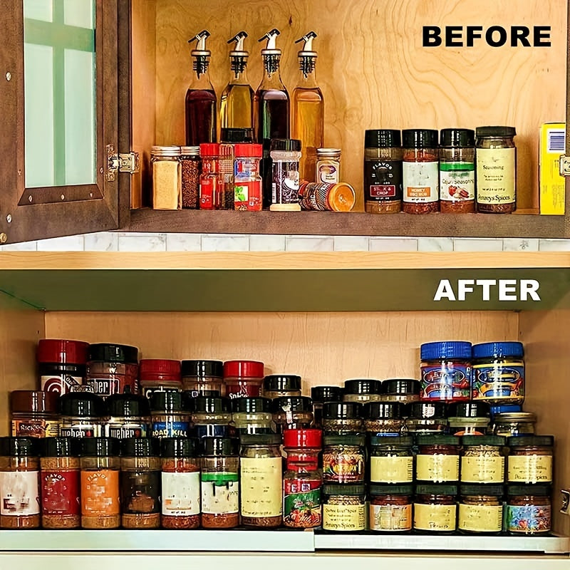 3 Tier Expandable Spice Rack Countertop Holder