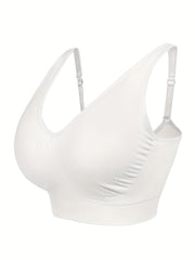  Seamless Sports Bra High Elastic Wire-Free Yoga Fit