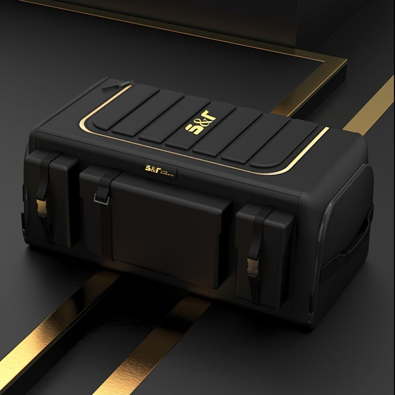 High-End Car Trunk Organizer Foldable Compartment
