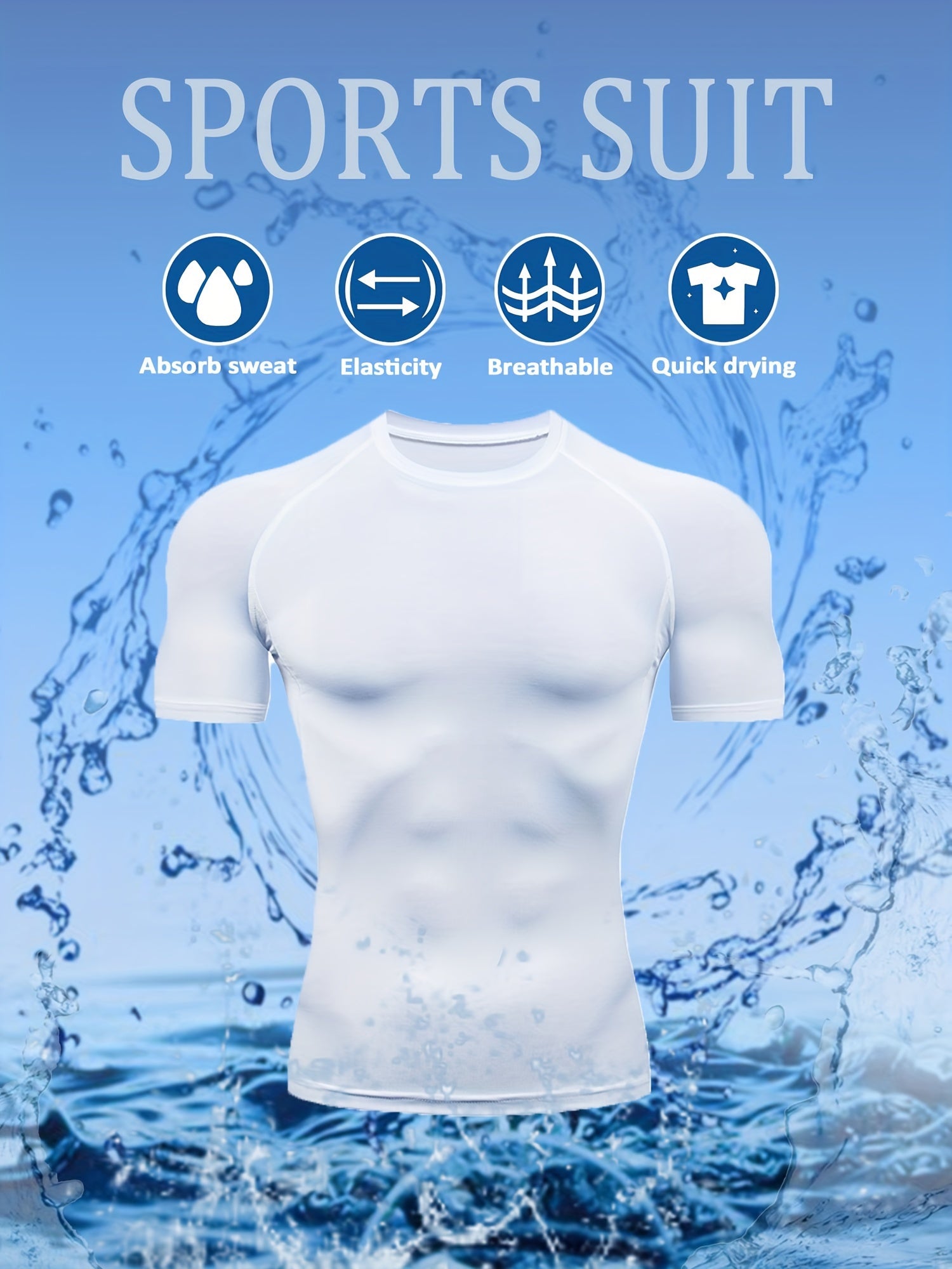 Men's Quick Drying Sports Compression T-Shirt