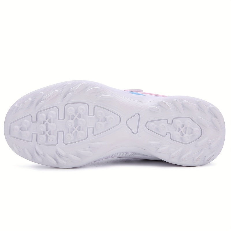 Boy's Non Slip TF Football Cleat With Hook And Loop Fastener
