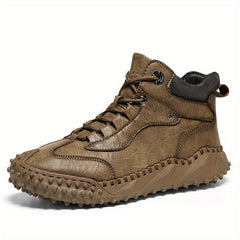 Men's Casual High Top Boots Outdoor Hiking Shoes