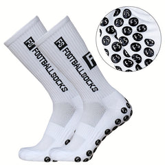 5 Pairs Non-Slip Mid-Calf Football Socks