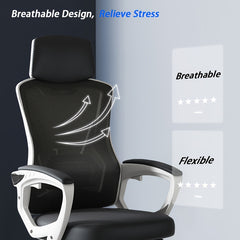 Gaming Chair Computer Chair 360 Swivel Adjustable Height Waist Support